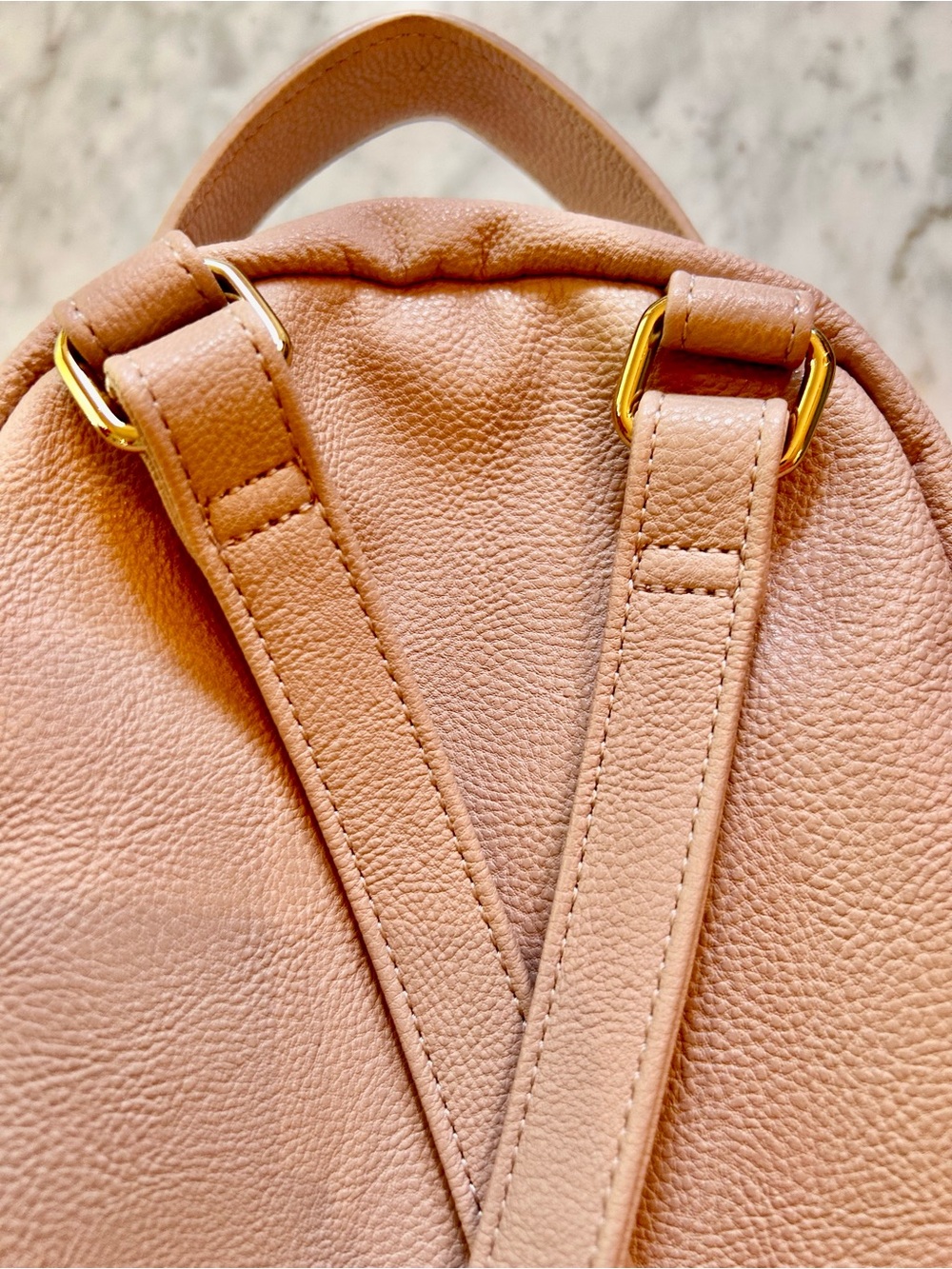 Betsey Johnson Women’s Puppy/Dog Faux Leather Backpack - Blush Pink